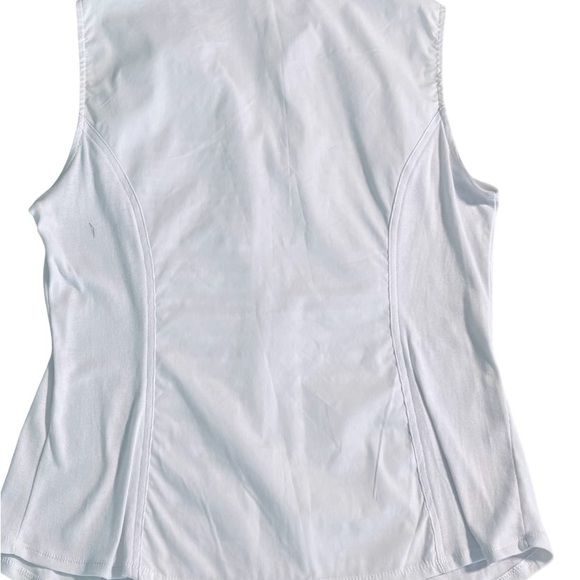 Cotton Tuxedo type sleeveless button down |Size XL - Picture 3 of 6